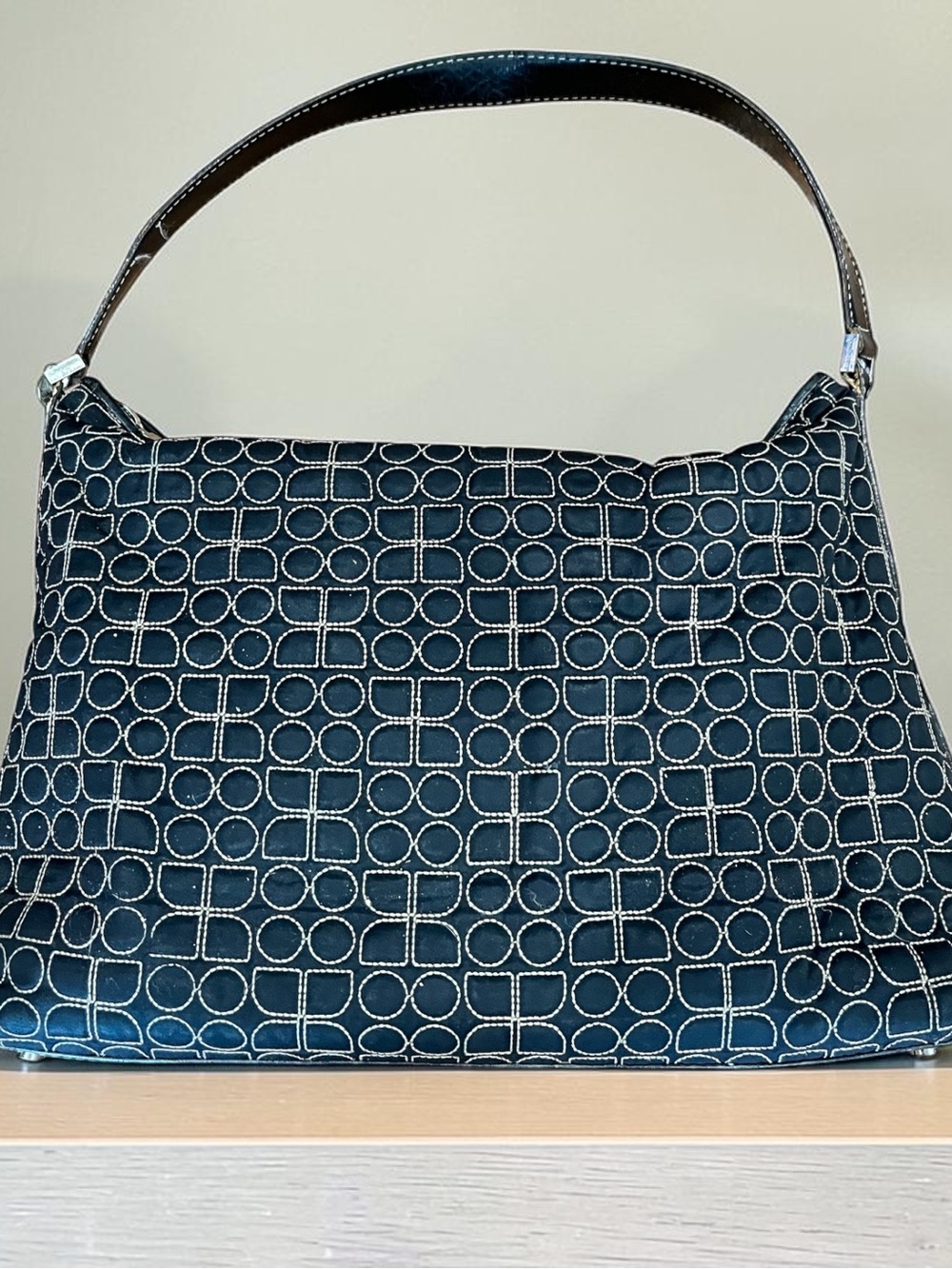 Vintage Y2K, Kate Spade quilted Dot Noel shoulder bag
